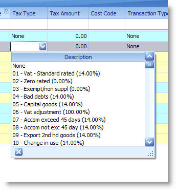 TAX Type