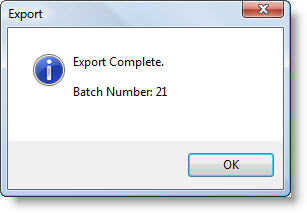 Export Complete