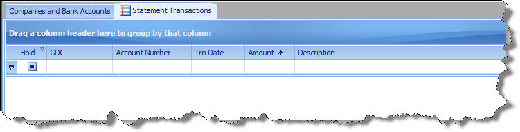 Statement Transactions Header Part 1